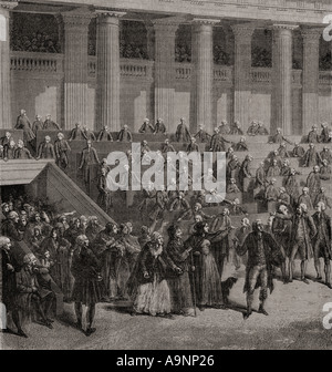 Les femmes envahissent l'Assemblée du 5 octobre 1789 de l'histoire de la Revolution Francaise par Louis Blanc Banque D'Images