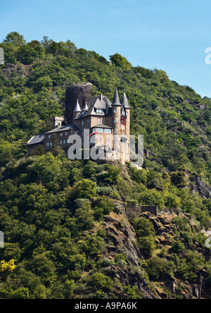 Château Katz, Rhénanie, Allemagne, Europe Banque D'Images