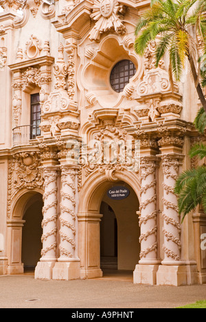 La Casa del Prado dans Balboa Park, San Diego, Californie Banque D'Images