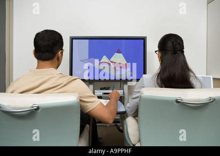 Présentation des collègues Banque D'Images