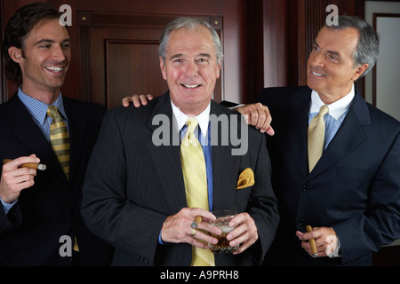 Portrait de trois hommes d'affaires Banque D'Images