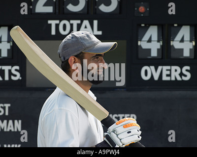 Joueur de cricket Banque D'Images