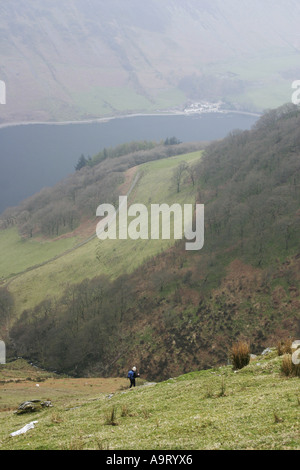 En ordre décroissant en Amarch Cadair Idris mcg sur Snowdonia, dans le Nord du Pays de Galles Banque D'Images