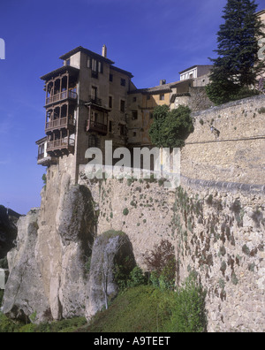 MAISONS SUSPENDUES CUENCA CASTILLA Y LA MANCHA ESPAGNE Banque D'Images