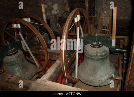 'Saint Marys' church bells, Rye, East Sussex, Angleterre. Banque D'Images