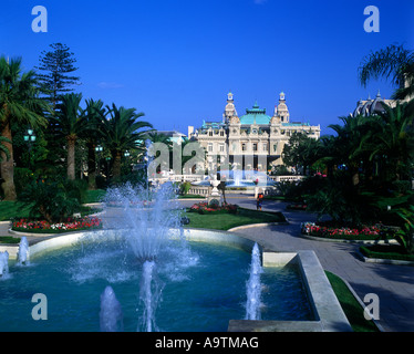 1998 FONTAINES HISTORIQUES VIEUX CASINO JARDINS PUBLICS MONTE CARLO PRINCIPAUTÉ DE MONACO Banque D'Images