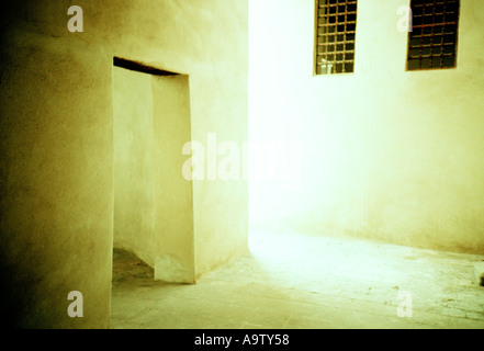 Cour à Beit Suhaymi comme Le Caire Banque D'Images