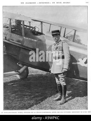 Aviateur Fonck Banque D'Images