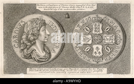 Charles II d'Époque Banque D'Images