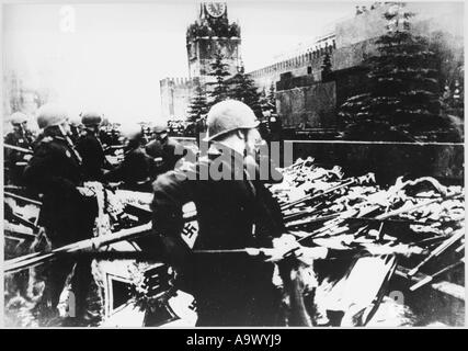 Trophées nazis Moscou Banque D'Images