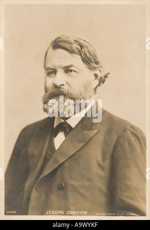 Carte postale Joseph Joachim Banque D'Images