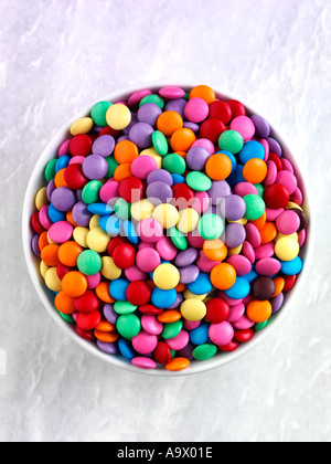 Bol de bonbons candy Banque D'Images