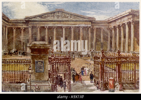 British Museum 1906 Banque D'Images