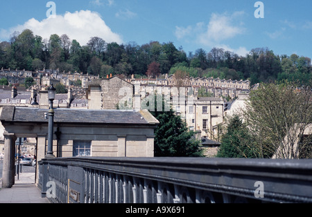 Toll House sur Cleveland Bridge baignoire Spa, Somerest, UK Banque D'Images