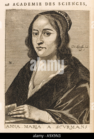 Anna Maria Van Schurman Banque D'Images