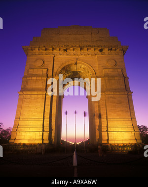 La porte de l'INDE NEW DELHI RAJPATH PASSAGE DE L'Uttar Pradesh, Inde Banque D'Images