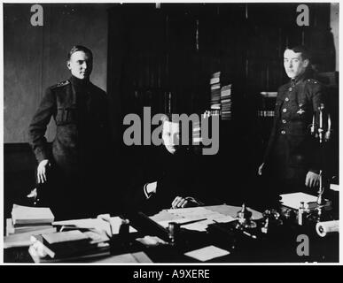 Assistants Kerensky 1917 Banque D'Images