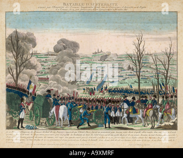 Bataille d'Austerlitz Banque D'Images