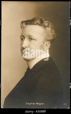 Siegfried Wagner Postcd Banque D'Images