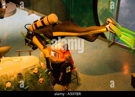 Hamilton Bermudes Bermudes Institut d'exploration sous-marine pour les garçons à la pièce Banque D'Images