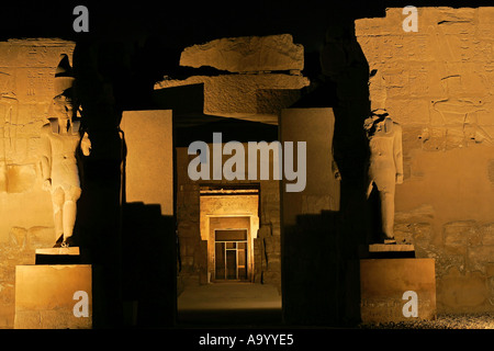 Temple de Karnak Luxor Banque D'Images