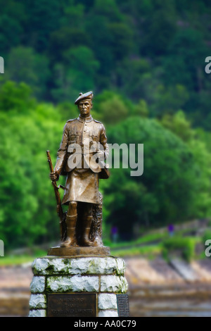 Statue de Loch Fyne Banque D'Images