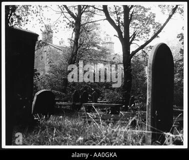 Haworth Churchyard Banque D'Images