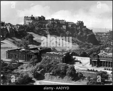 Château d'Edimbourg 1940 Banque D'Images