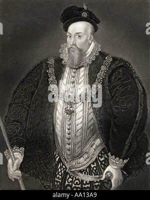 Robert Dudley, comte de Leicester, le Baron Denbigh, c.1532 - 1588.French chef politique et militaire, d'Elizabeth I préférés Banque D'Images