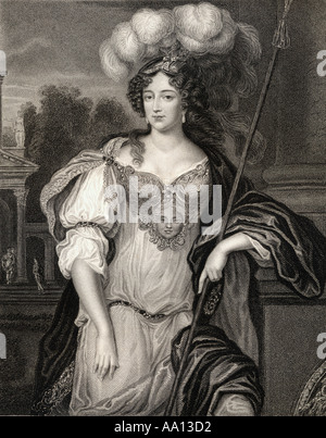 Teresa Frances Stewart, Duchesse de Richmond et Lennox,byname La Belle Stuart, 1647 -1702. membre éminent de la Cour de la restauration. Banque D'Images