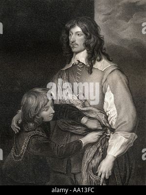 George Goring, Lord Goring, 1608 - 1657. Soldat royalistes. Banque D'Images