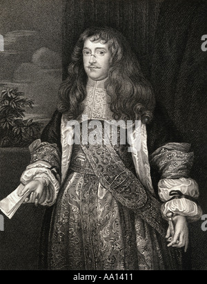 Henry Bennet, 1 comte d'Arlington, 1618 - 1685. D'état anglais. Secrétaire d'état sous Charles II Banque D'Images