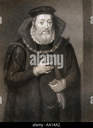 James Hamilton, duc de Châtellerault et 2e comte d'Arran, ch. 1516 - 1575. Regent pour Marie, Reine d'Écosse. Banque D'Images