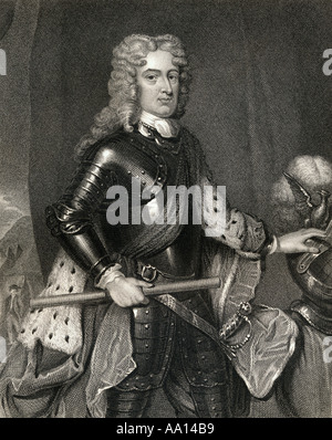 Le général John Churchill, 1er duc de Marlborough, 1650-1722. Soldat et homme d'anglais. Banque D'Images