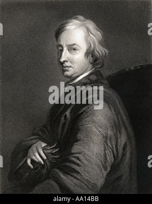 John Dryden, 1631 - 1700. Dramaturge et poète anglais, critique littéraire. Banque D'Images