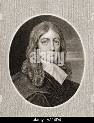 John Milton, 1608 - 1674. Poète anglais, polemiste, homme de lettres, et fonctionnaire. Banque D'Images