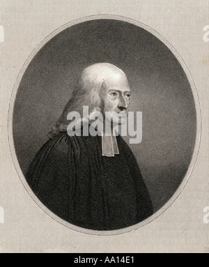 John Wesley, 1703 - 1791. Pasteur anglican, évangéliste et fondateur du mouvement méthodiste Banque D'Images