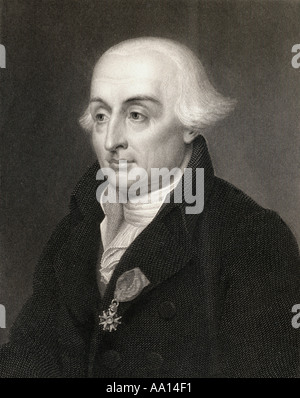 Joseph Louis Lagrange, comte de L'Empire, 1736 - 1813. Le mathématicien italien Banque D'Images