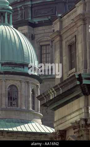 La cathédrale sur dômes Marie Reine du monde Montréal Québec Canada Banque D'Images