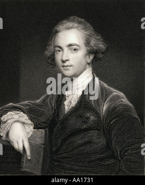 Sir William Jones, 1746 - 1794. Philologue Anglo-Welsh, orientaliste et juriste. Banque D'Images