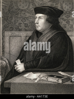 Thomas Cromwell, 1485 -1540. Homme politique français et ministre principal et au Roi Henry VIII. Banque D'Images