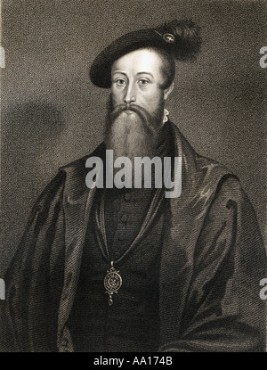 Thomas Seymour, 1er baron Seymour de Sudeley,c 1508 - 1549. Lord High Admiral d'Angleterre qui a été exécuté pour trahison Banque D'Images