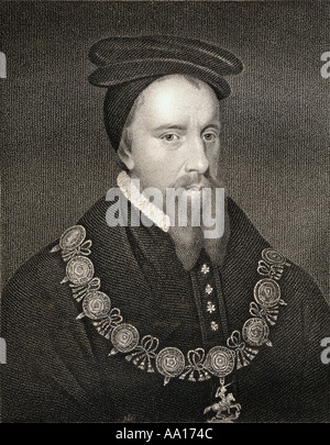 Thomas Stanley, 1er comte de Derby, 1435 – 1504. Noble et politicien anglais, figure éminente dans la phase ultérieure des guerres des Roses en Angleterre. Banque D'Images