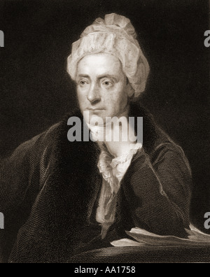 William Cowper, 1731 - 1800. 1816 : Louis Marie turreau et poète anglais.. Banque D'Images