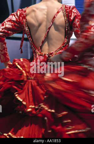 Séville Andalousie Espagne danseuse de flamenco Banque D'Images