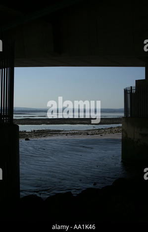 Le deuxième pont enjambant la rivière Severn, entre l'Angleterre et au Pays de Galles Banque D'Images