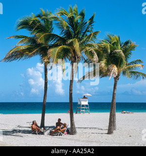 Hollywood Beach, près de Ft Lauderdale Broward County, Floride, États-Unis Banque D'Images