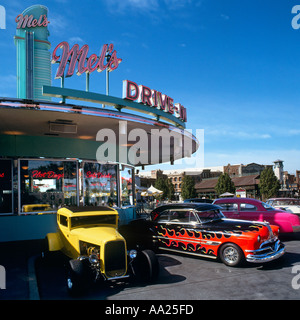 Mel's Diner à Universal Studios, Orlando, Floride, USA Banque D'Images