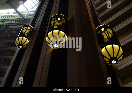 Intérieur de l'établissement Hyatt Regency Hotel, San Francisco, Californie Banque D'Images