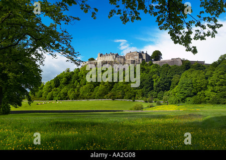 Le Château de Stirling, Stirling, Ecosse. Vue depuis les rois Knott Banque D'Images